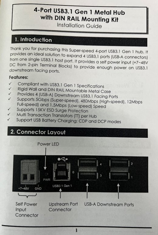 usb 4端口集线器缩略图